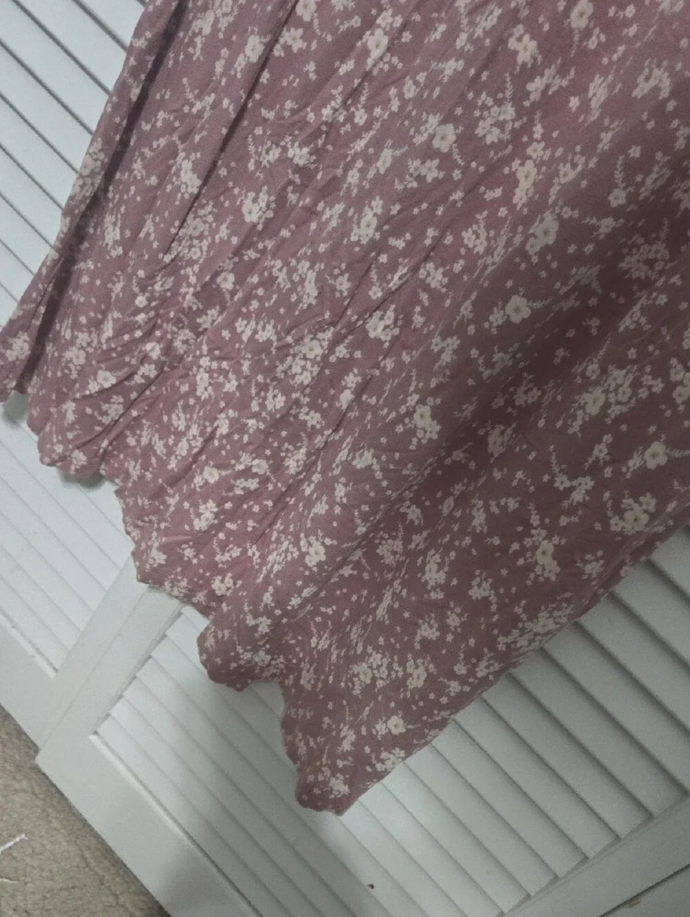 a:glow Dusty Rose Maternity Floral Maxi Dress with Button Detail